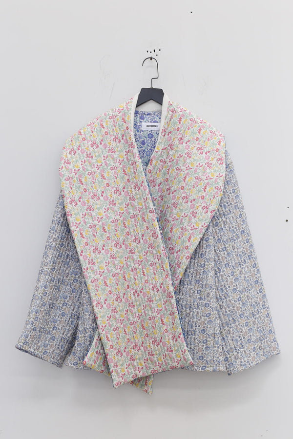 HED MAYNER Two-piece quilted short lapel coat AW22_O33_FLR/D'ANJO